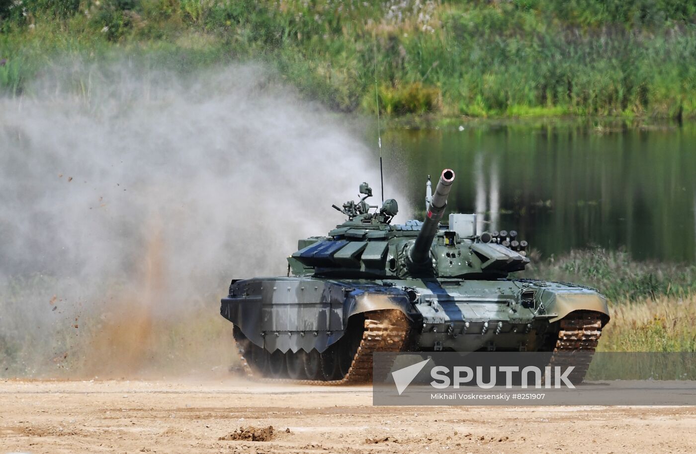 Russia Army Games Tank Biathlon