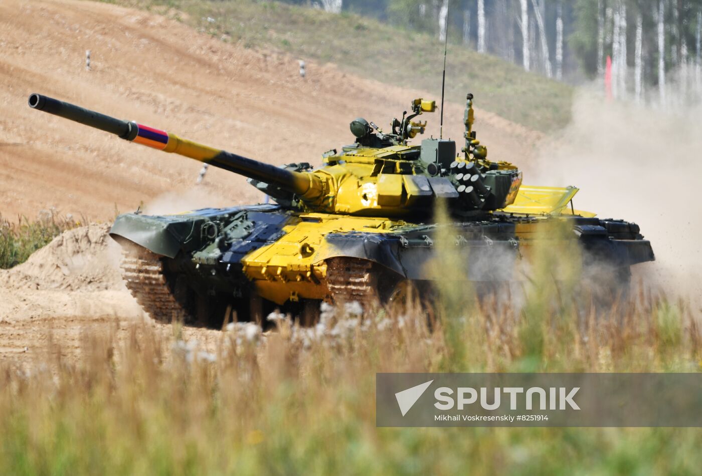 Russia Army Games Tank Biathlon