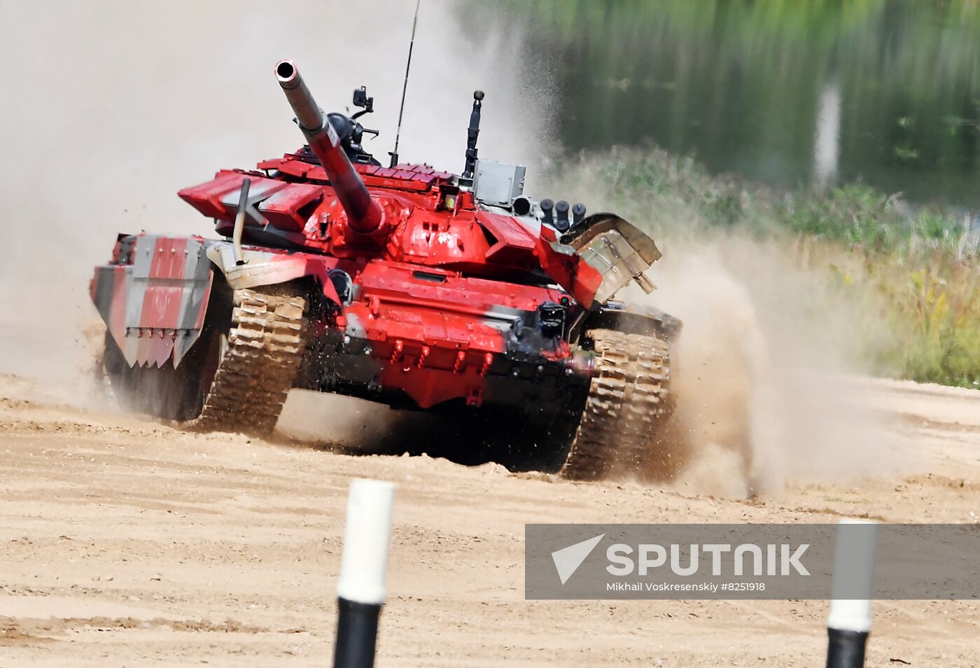 Russia Army Games Tank Biathlon