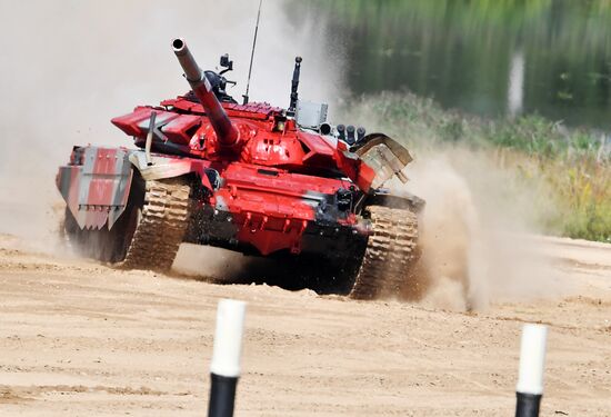Russia Army Games Tank Biathlon
