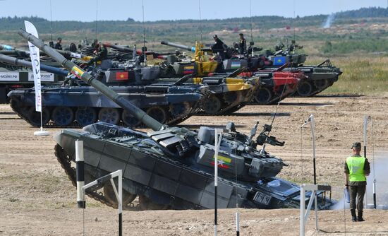 Russia Army Games Tank Biathlon