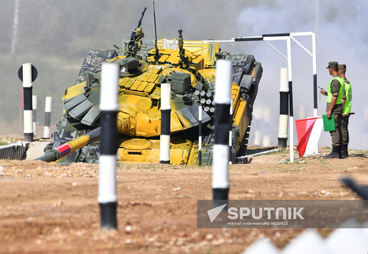 Russia Army Games Tank Biathlon