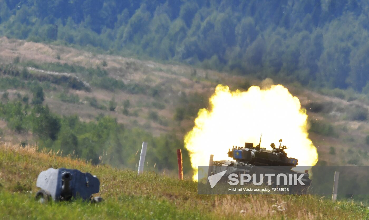 Russia Army Games Tank Biathlon