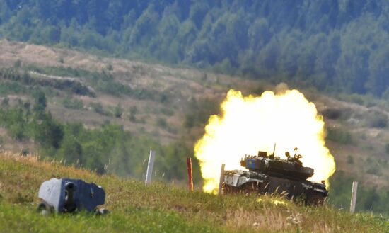 Russia Army Games Tank Biathlon