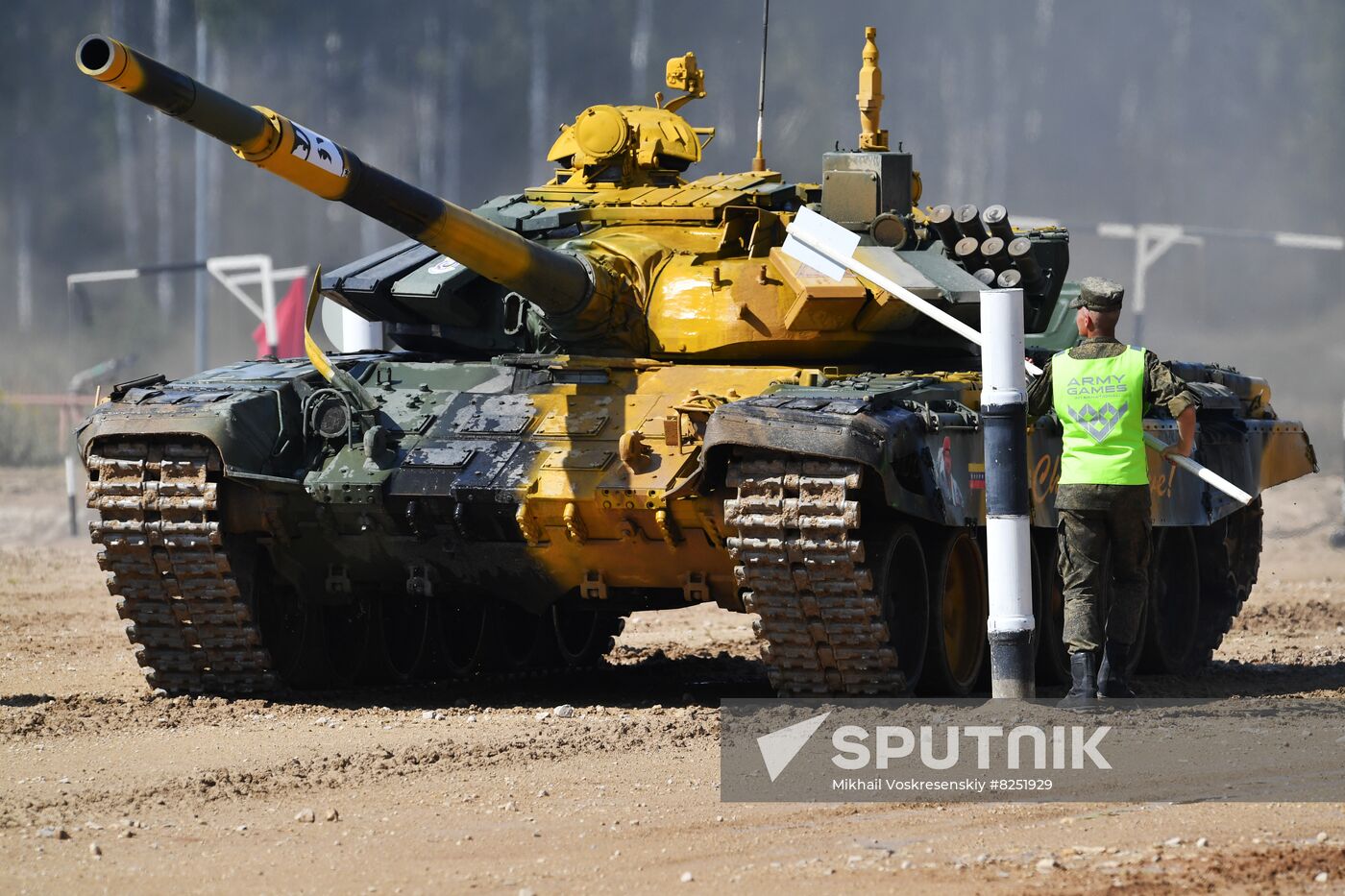 Russia Army Games Tank Biathlon