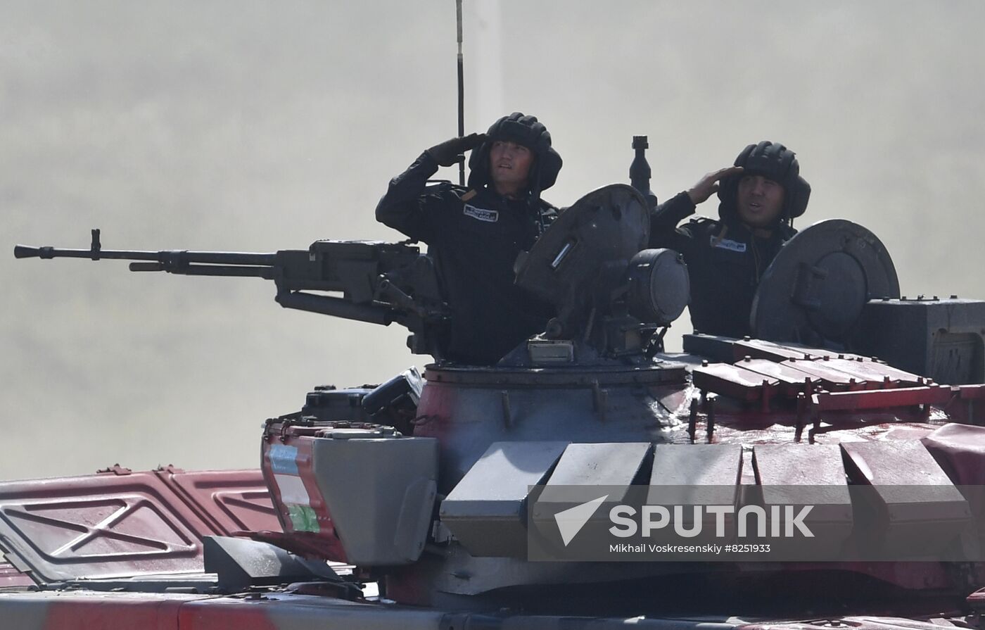 Russia Army Games Tank Biathlon