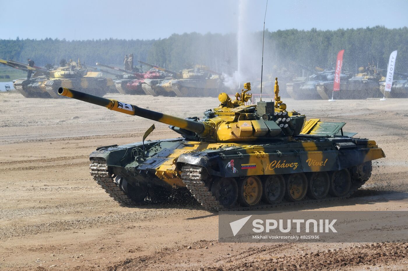 Russia Army Games Tank Biathlon
