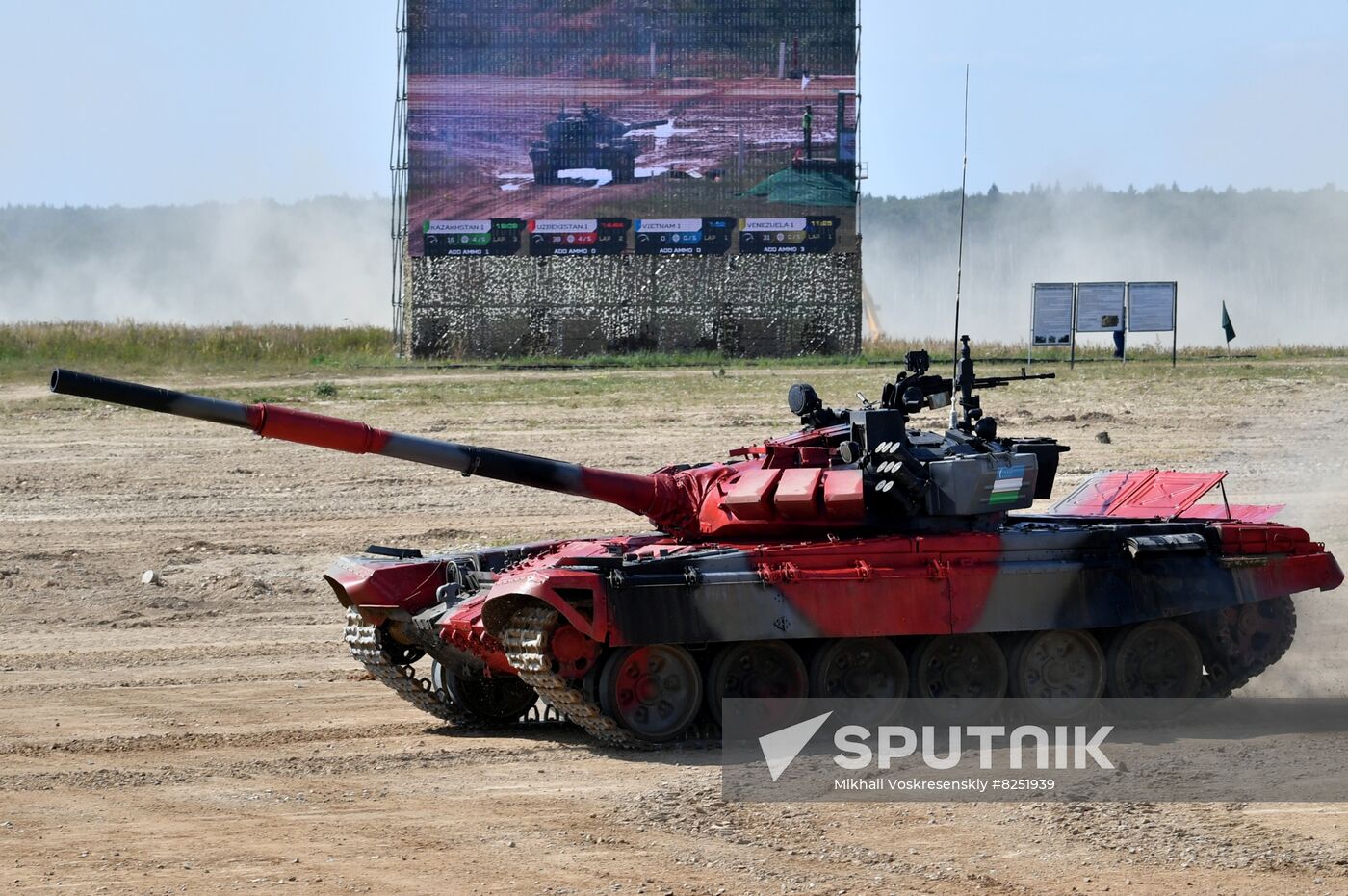 Russia Army Games Tank Biathlon