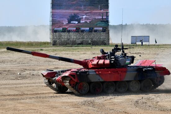 Russia Army Games Tank Biathlon