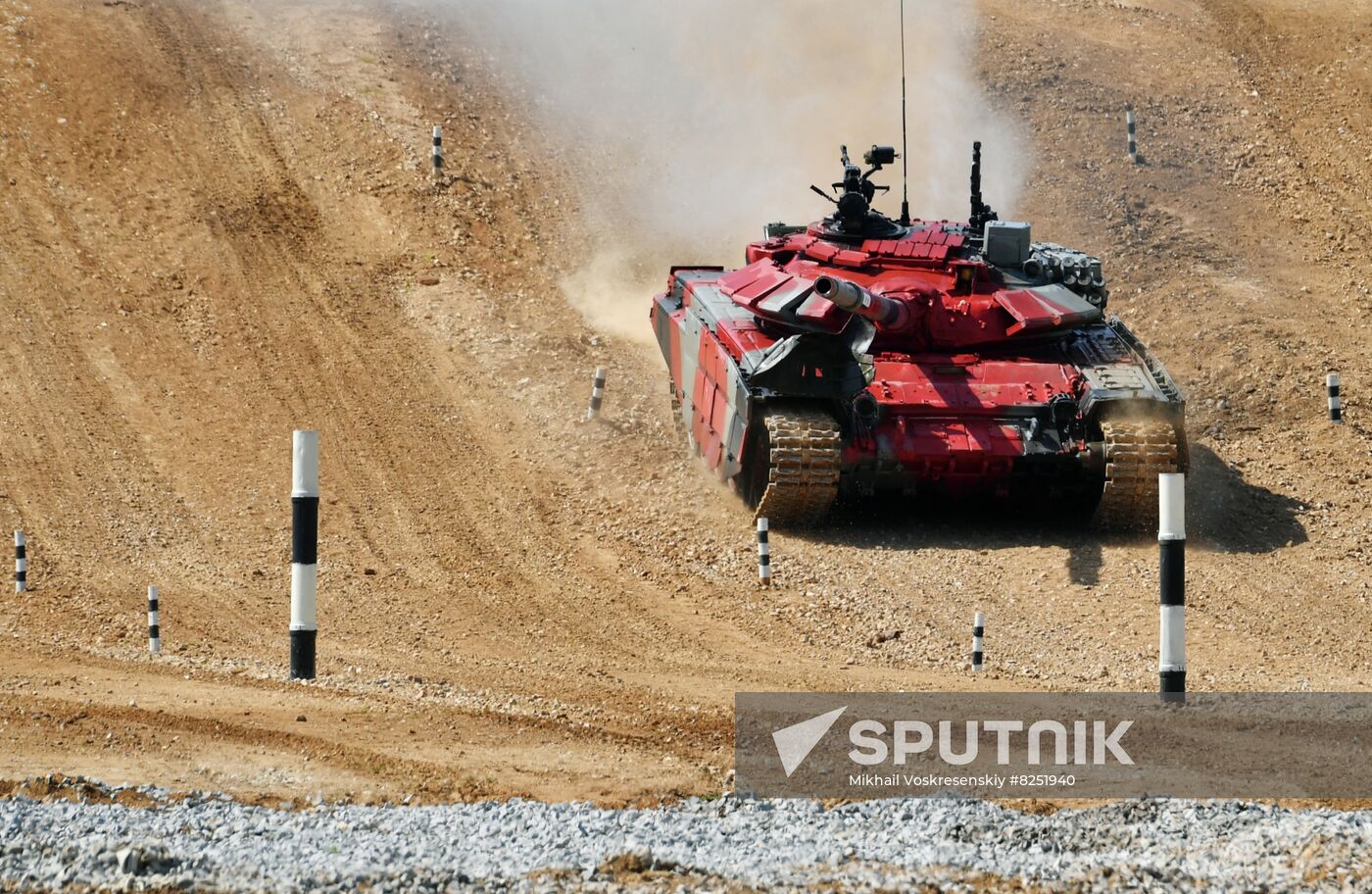 Russia Army Games Tank Biathlon