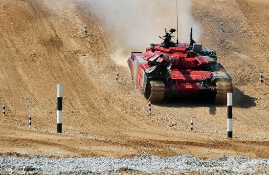 Russia Army Games Tank Biathlon