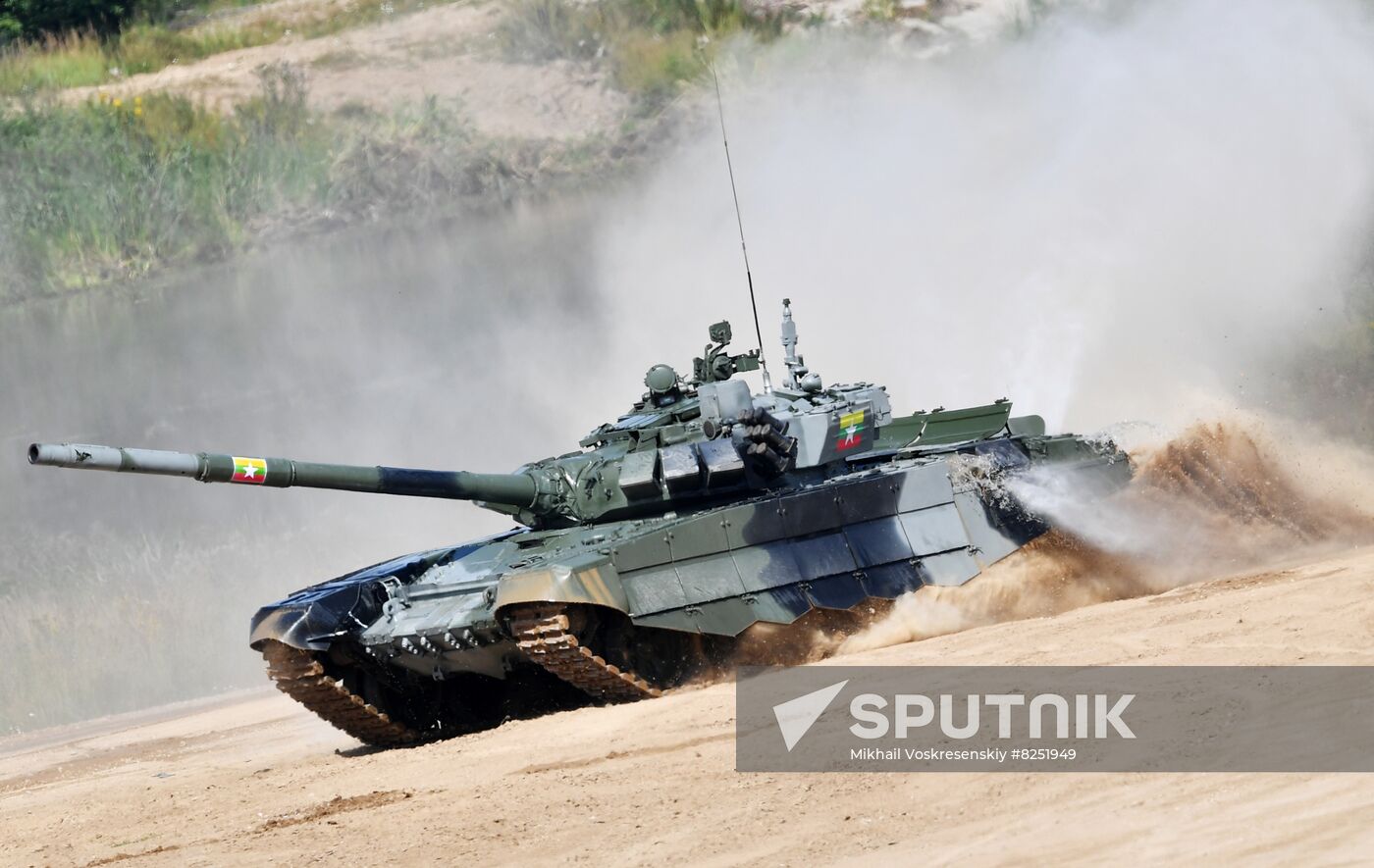 Russia Army Games Tank Biathlon