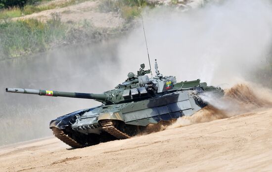 Russia Army Games Tank Biathlon