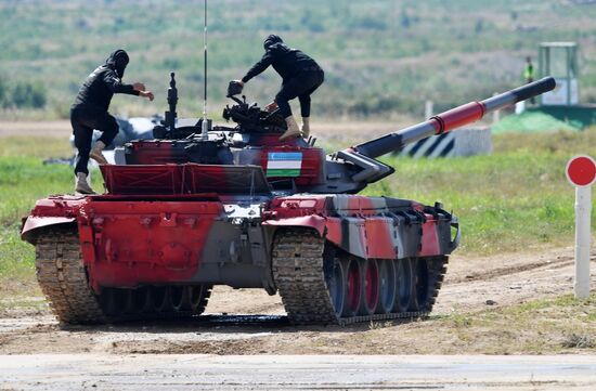 Russia Army Games Tank Biathlon
