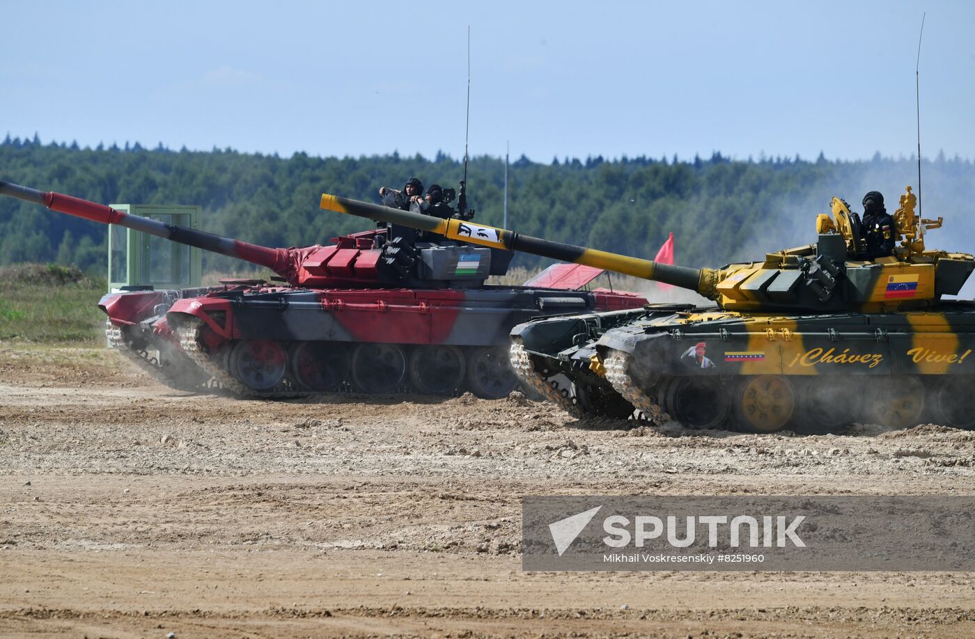 Russia Army Games Tank Biathlon