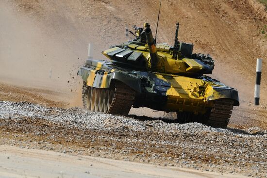 Russia Army Games Tank Biathlon