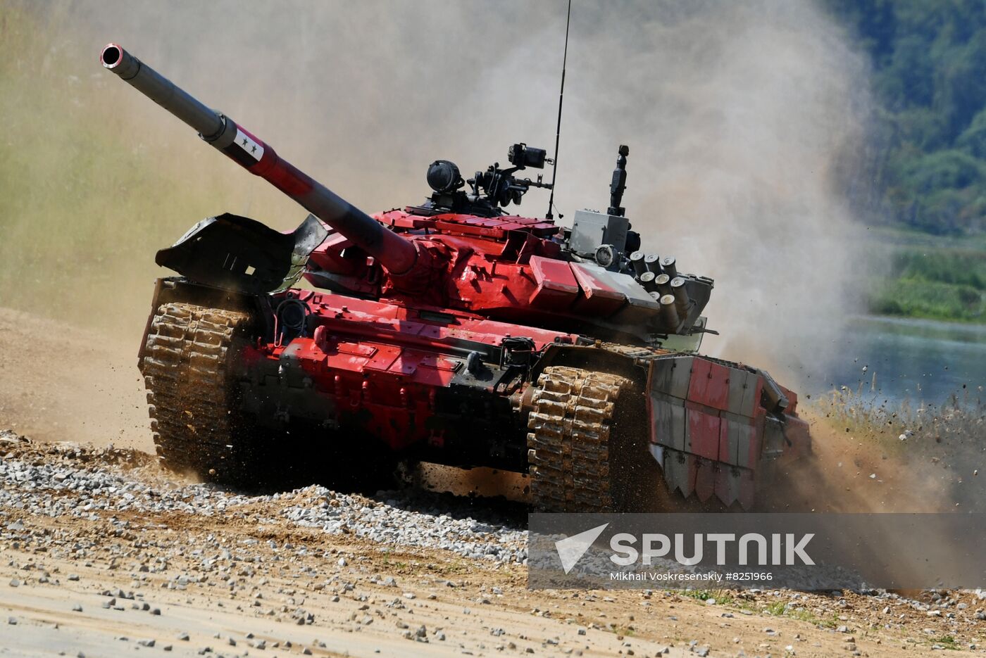 Russia Army Games Tank Biathlon