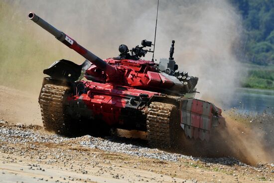 Russia Army Games Tank Biathlon