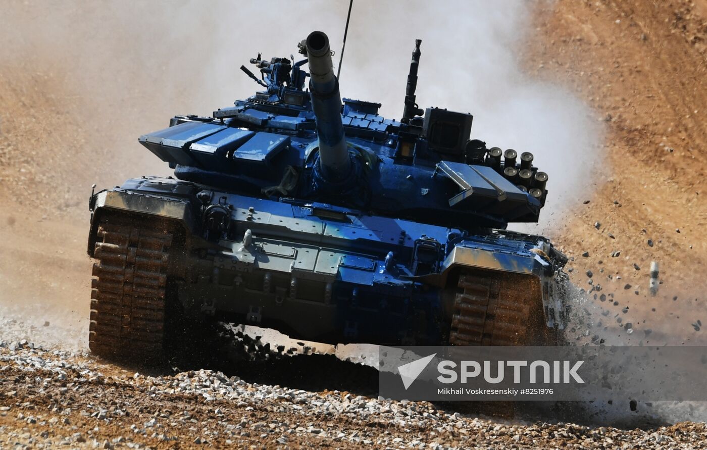 Russia Army Games Tank Biathlon