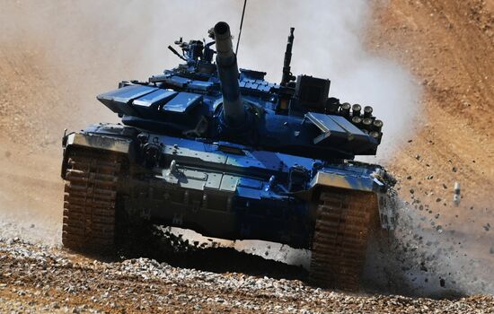 Russia Army Games Tank Biathlon