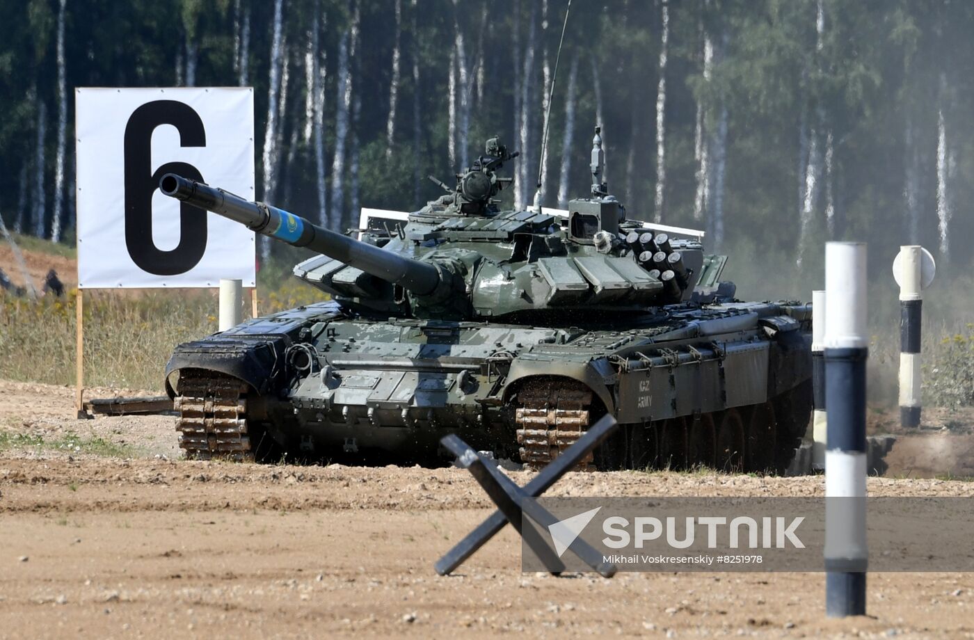 Russia Army Games Tank Biathlon