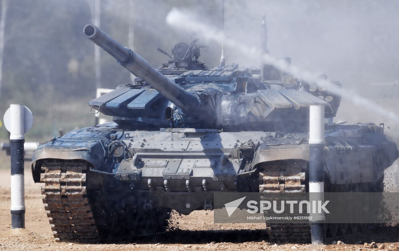 Russia Army Games Tank Biathlon