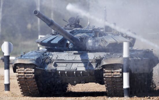 Russia Army Games Tank Biathlon