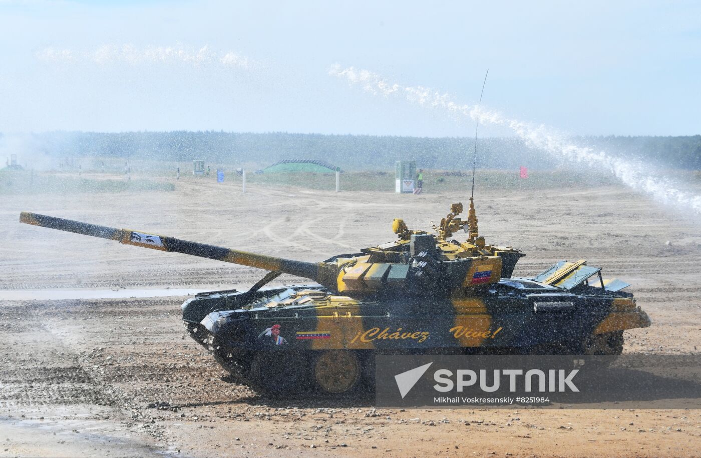 Russia Army Games Tank Biathlon