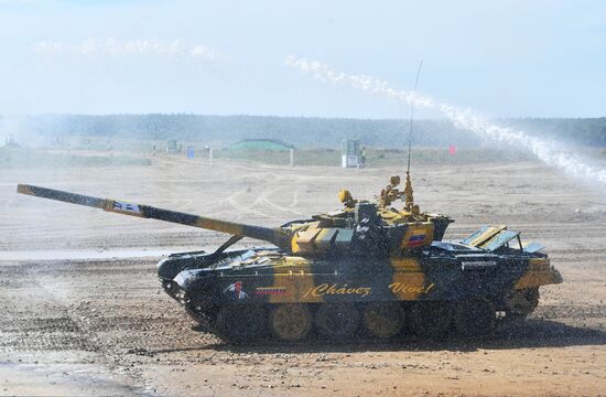 Russia Army Games Tank Biathlon