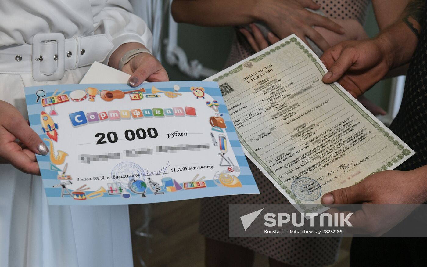 Ukraine Russia Military Operation Birth Certificates