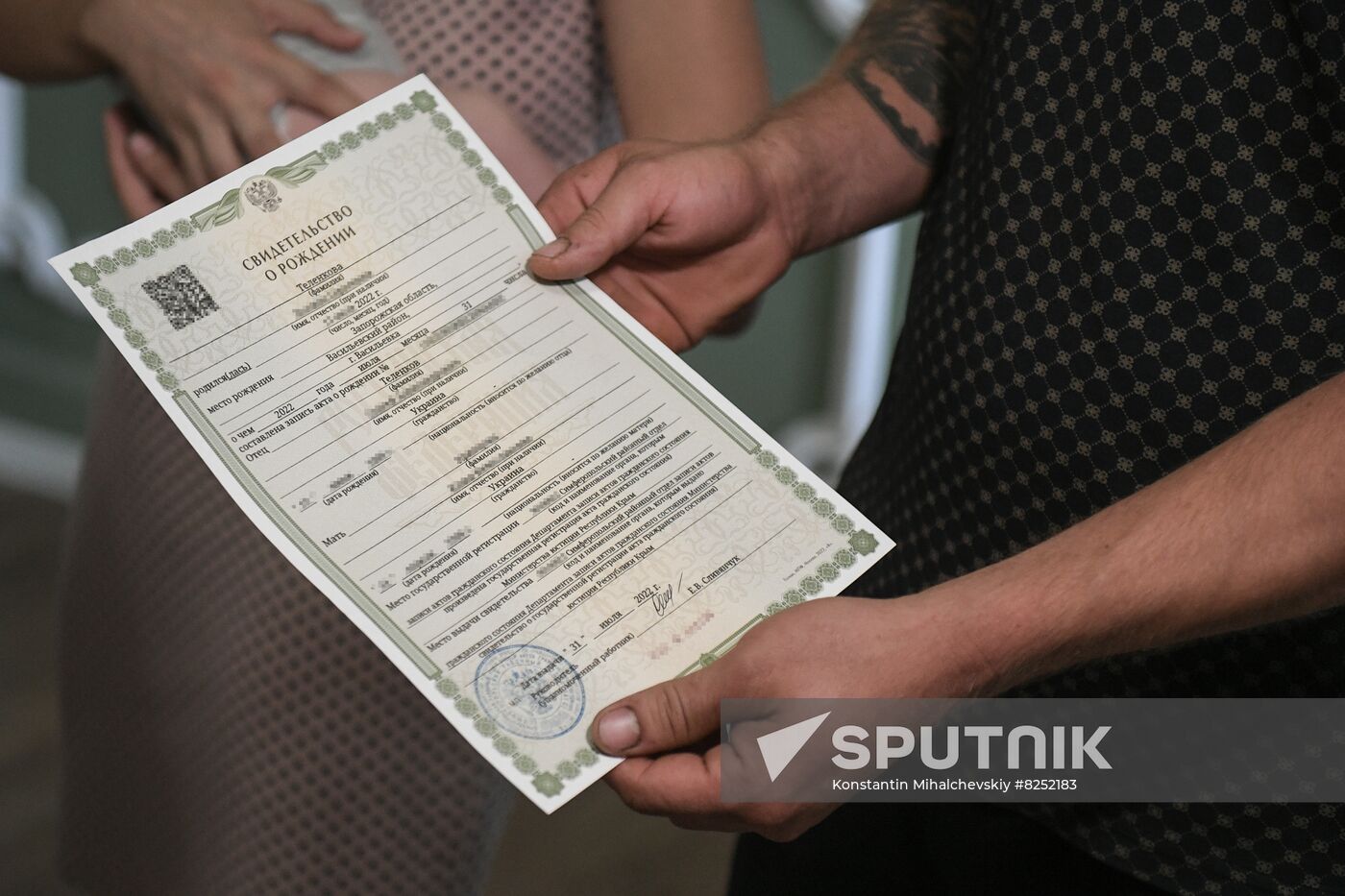 Ukraine Russia Military Operation Birth Certificates