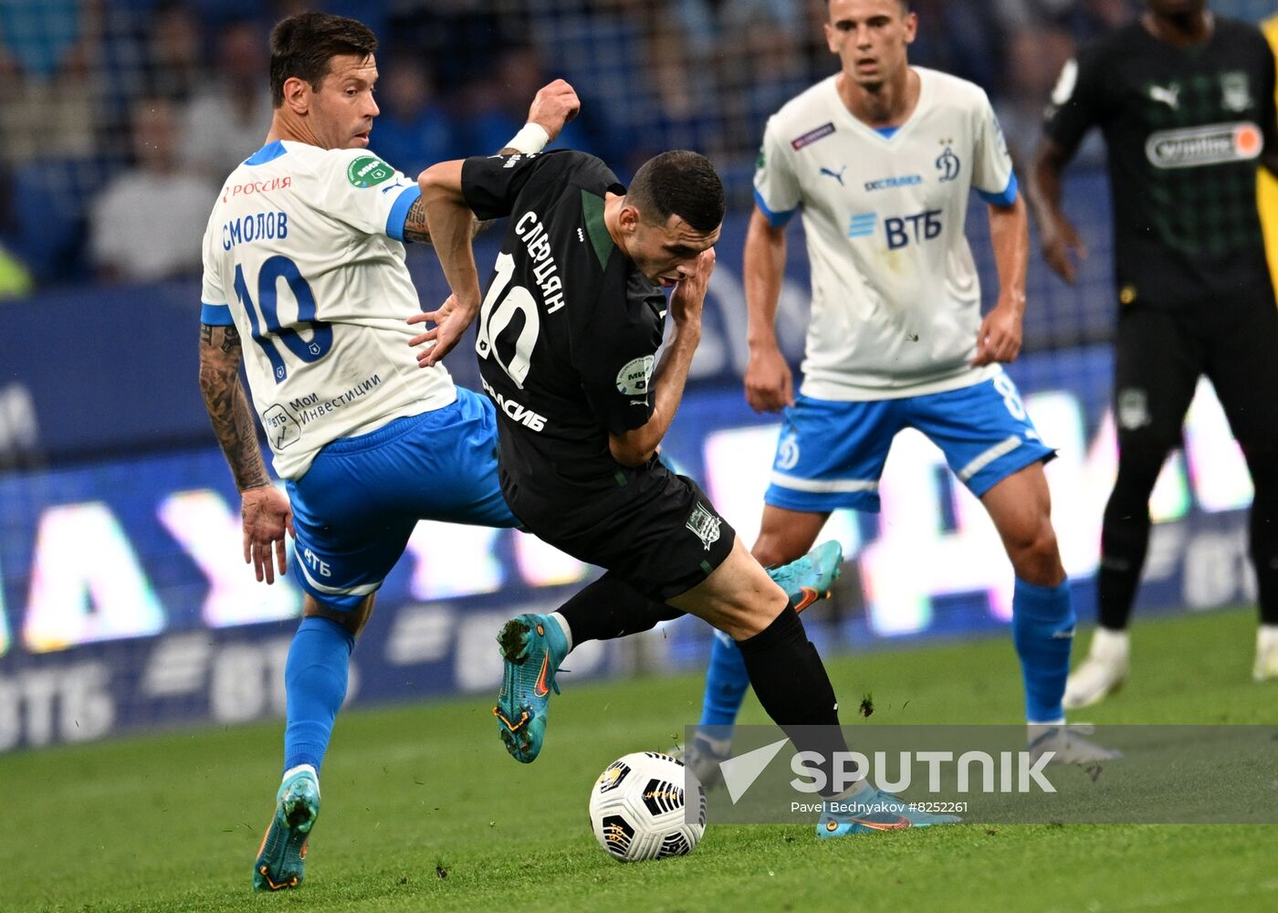 Russia Soccer Premier-League Dynamo - Krasnodar