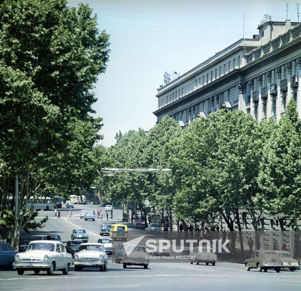 Rustaveli Avenue in Tbilisi