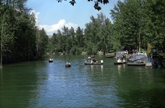 City park in Kyzyl
