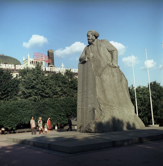Monument to Karl Marx in Moscow