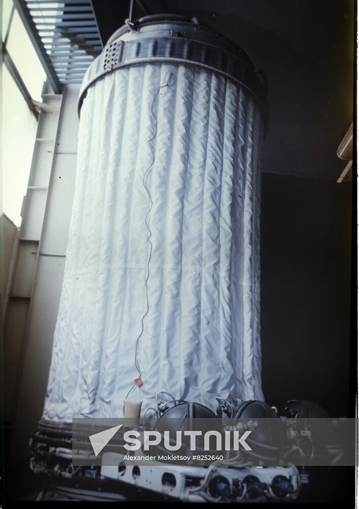 Airlock chamber of Voskhod-2 spacecraft