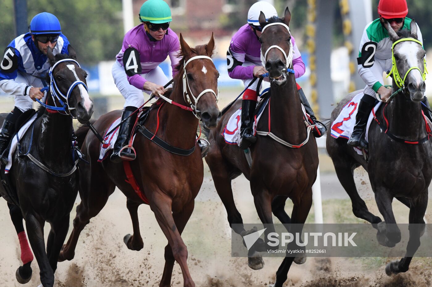 Russia Horse Racing Derby Festival