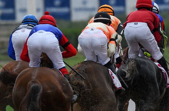 Russia Horse Racing Derby Festival