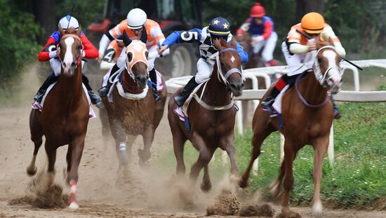 Russia Horse Racing Derby Festival