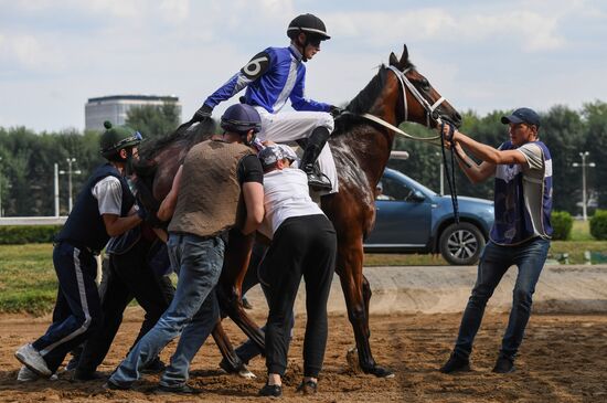 Russia Horse Racing Derby Festival