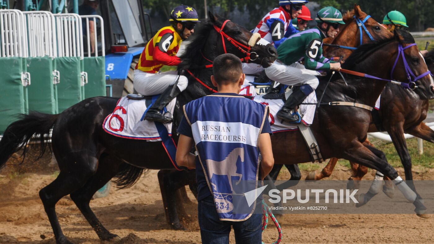Russia Horse Racing Derby Festival