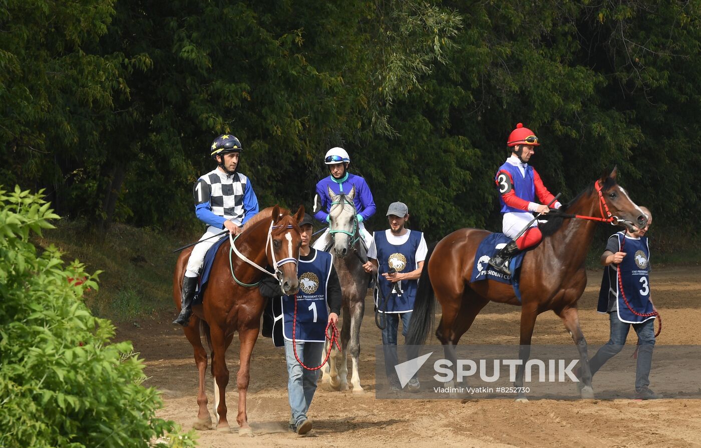 Russia Horse Racing Derby Festival