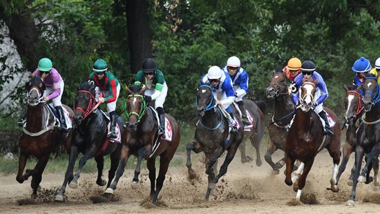 Russia Horse Racing Derby Festival