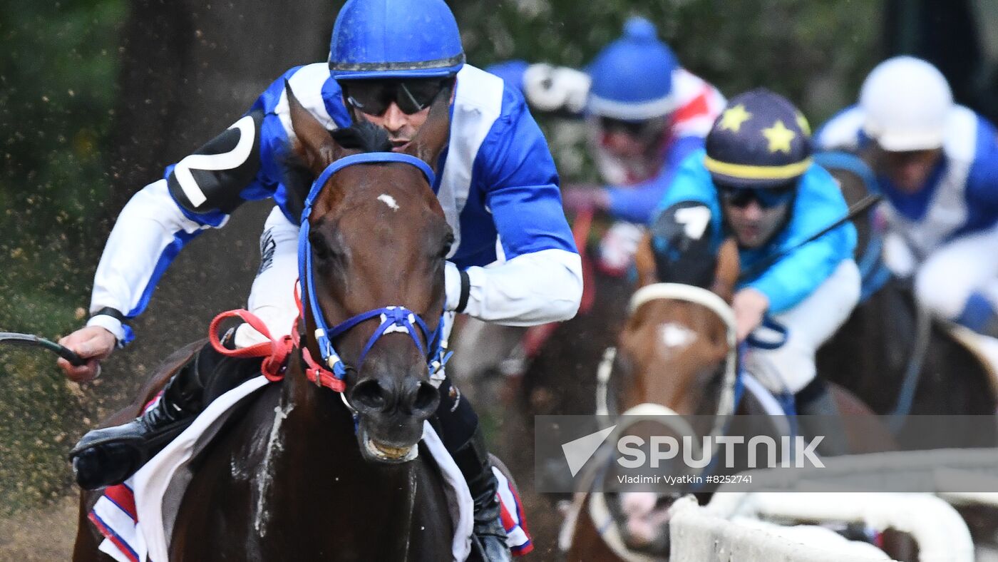 Russia Horse Racing Derby Festival