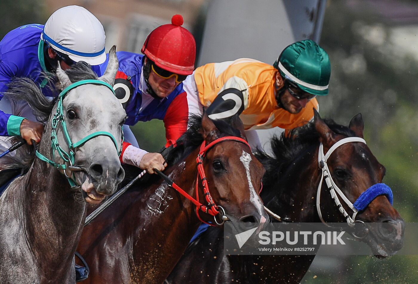 Russia Horse Racing Derby Festival