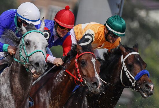 Russia Horse Racing Derby Festival