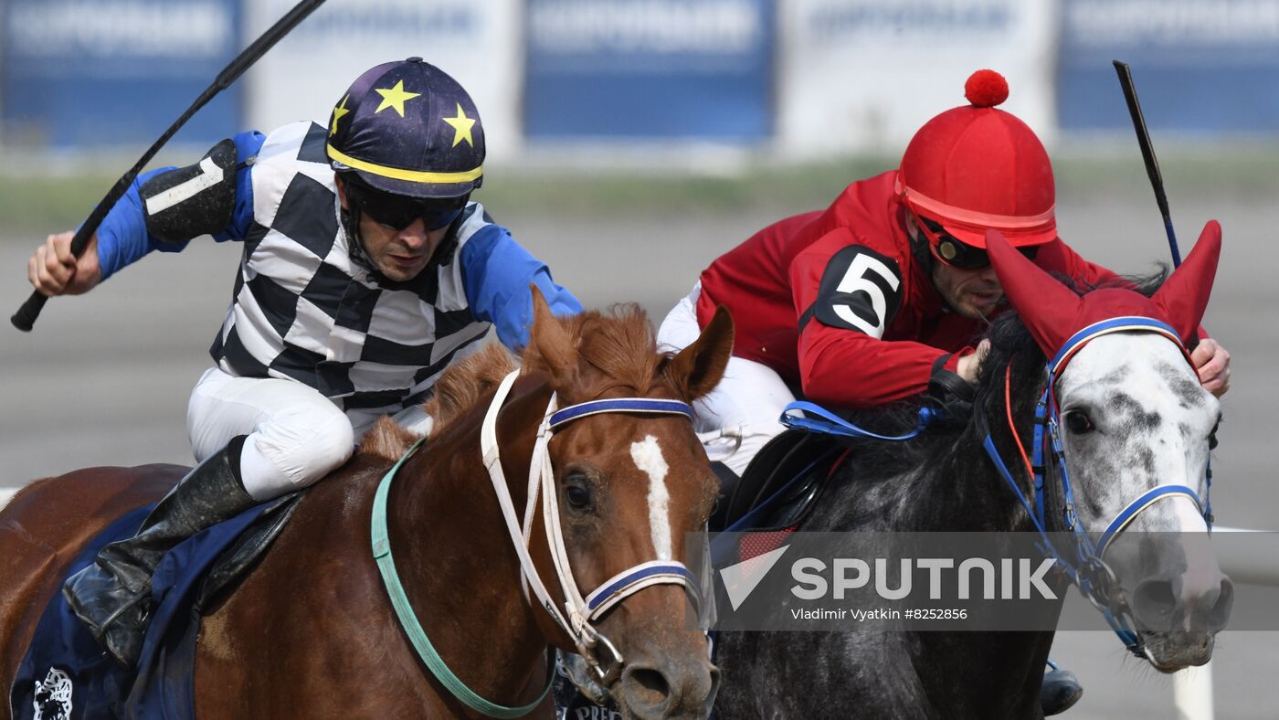 Russia Horse Racing Derby Festival