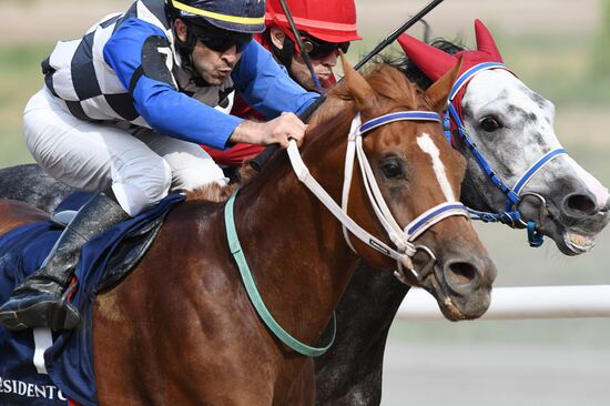 Russia Horse Racing Derby Festival