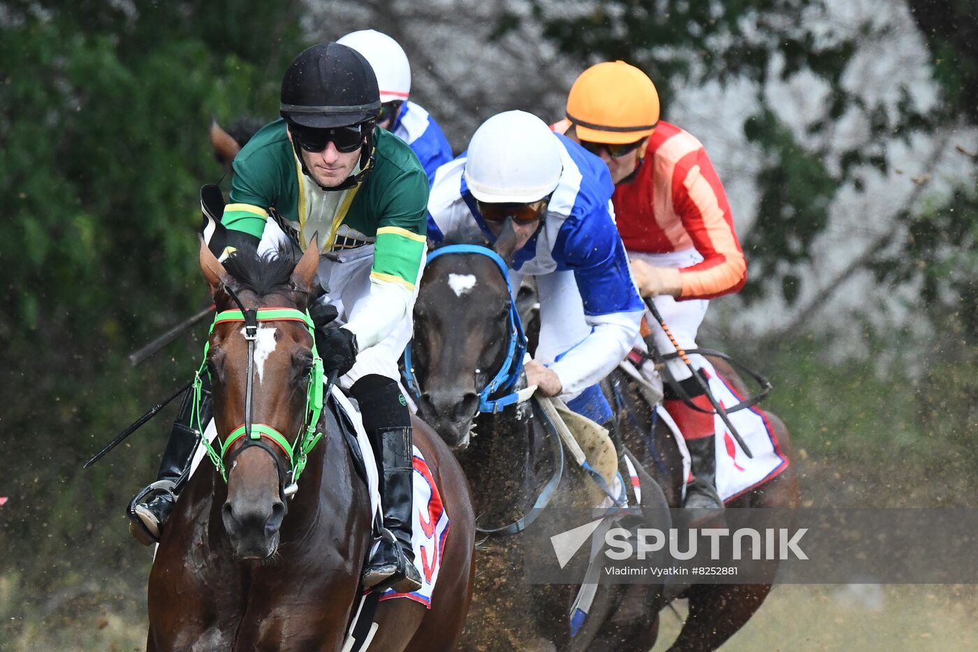 Russia Horse Racing Derby Festival