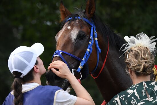 Russia Horse Racing Derby Festival